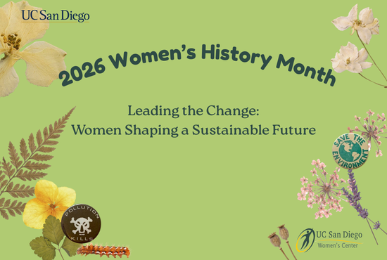 Green background with multi-colored pressed flowers on all corners and a small orange caterpillar on the bottom, left corner. 